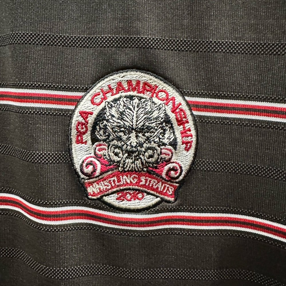 PGA Championship Whistling Straights 2010 Adidas Golf Shirt Size L